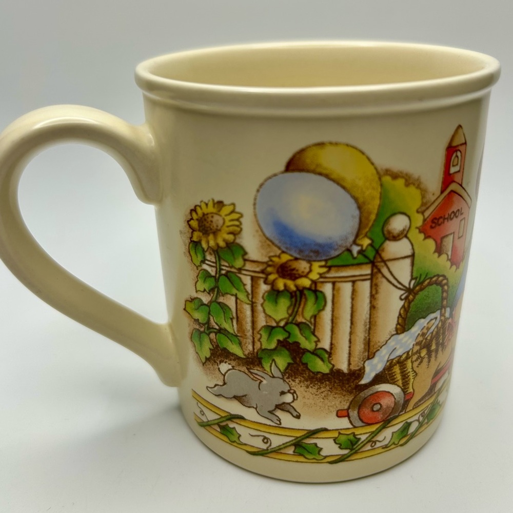 Vintage Country kids mug “good friends are forever”